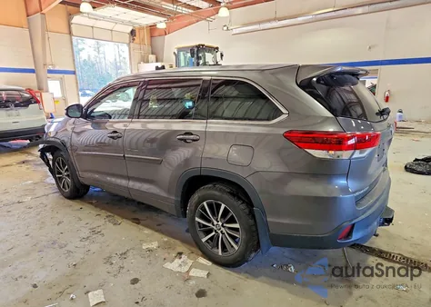 2017 Toyota Highlander Se z USA, uszkodzony, nr VIN 5TDJZRFH1HS398601